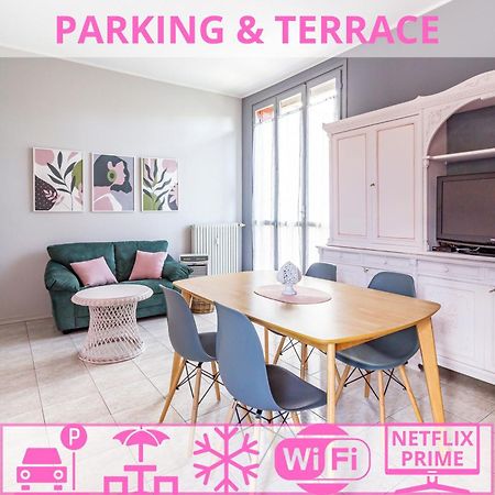 Apartmán Parking & Terrace - Large 90 Mq - Self Check-In & Remote Access Como Exteriér fotografie